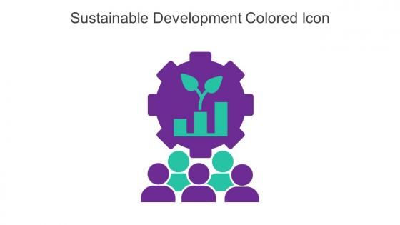 Sustainable Development Colored Icon In Powerpoint Pptx Png And Editable Eps Format