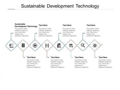 Sustainable development technology ppt powerpoint presentation layouts graphics cpb