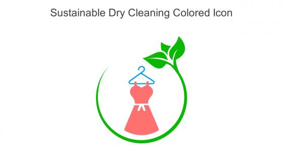 Sustainable Dry Cleaning Colored Icon In Powerpoint Pptx Png And Editable Eps Format
