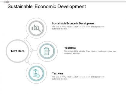 Sustainable economic development ppt powerpoint presentation inspiration example cpb
