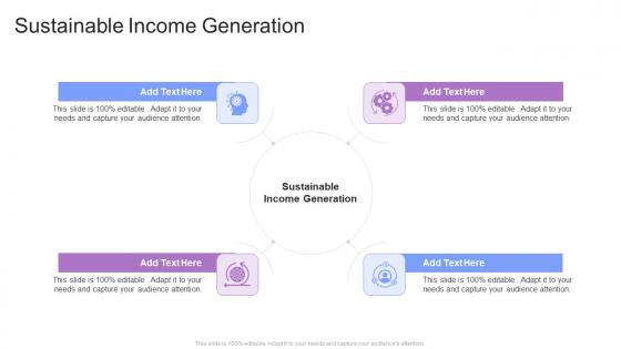 Sustainable Income Generation In Powerpoint And Google Slides Cpb