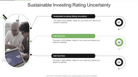Sustainable Investing Rating Uncertainty In Powerpoint And Google Slides Cpb