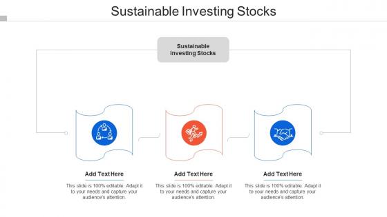 Sustainable Investing Stocks Ppt Powerpoint Presentation Ideas Graphics Cpb