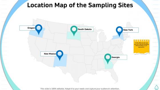 Sustainable water management location map of the sampling sites