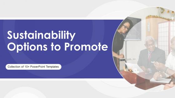 Sustainablilty Options To Promote Powerpoint Ppt Template Bundles