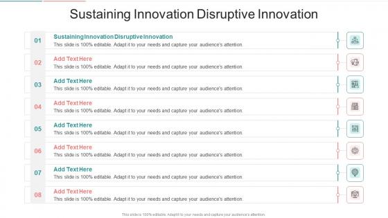 Sustaining Innovation Disruptive Innovation In Powerpoint And Google Slides Cpb