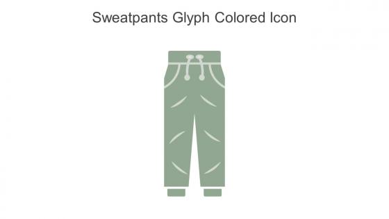 Sweatpants Glyph Colored Icon In Powerpoint Pptx Png And Editable Eps Format