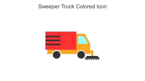 Sweeper Truck Colored Icon In Powerpoint Pptx Png And Editable Eps Format