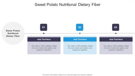 Sweet Potato Nutritional Dietary Fiber In Powerpoint And Google Slides Cpb