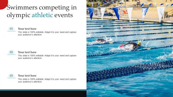 Swimmers Competing In Olympic Athletic Events
