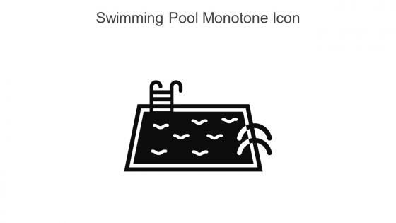 Swimming Pool Monotone Icon In Powerpoint Pptx Png And Editable Eps Format