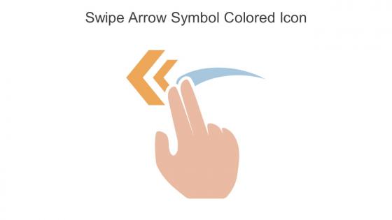 Swipe Arrow Symbol Colored Icon In Powerpoint Pptx Png And Editable Eps Format