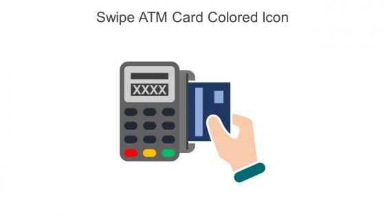Swipe Atm Card Colored Icon In Powerpoint Pptx Png And Editable Eps Format