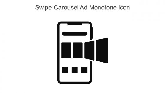 Swipe Carousel Ad Monotone Icon In Powerpoint Pptx Png And Editable Eps Format