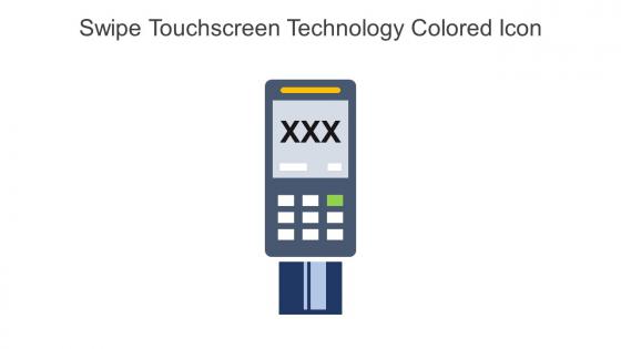 Swipe Touchscreen Technology Colored Icon In Powerpoint Pptx Png And Editable Eps Format