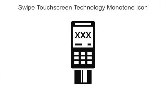 Swipe Touchscreen Technology Monotone Icon In Powerpoint Pptx Png And Editable Eps Format