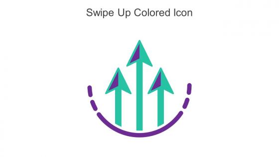 Swipe Up Colored Icon In Powerpoint Pptx Png And Editable Eps Format