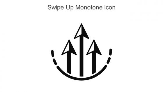 Swipe Up Monotone Icon In Powerpoint Pptx Png And Editable Eps Format