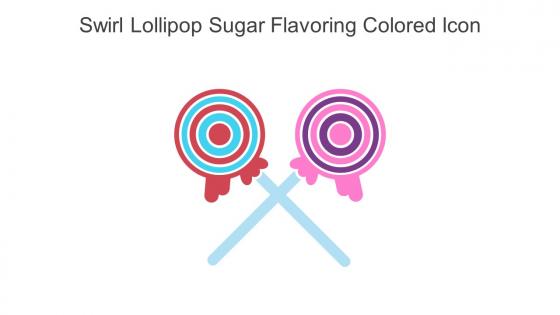Swirl Lollipop Sugar Flavoring Colored Icon In Powerpoint Pptx Png And Editable Eps Format