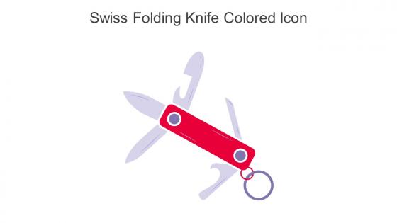 Swiss Folding Knife Colored Icon In Powerpoint Pptx Png And Editable Eps Format