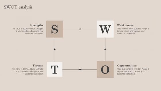 SWOT Analysis Brand Recognition Strategy For Increasing Product Sales