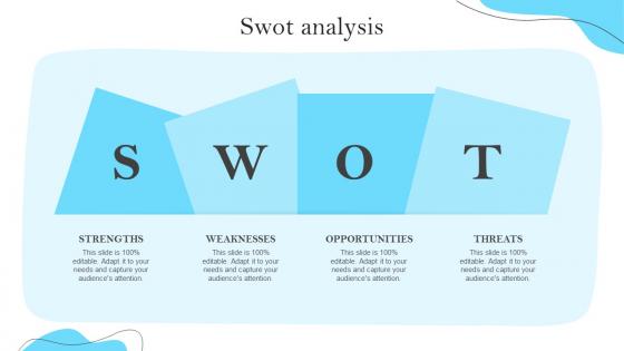 Swot Analysis Customer Data Platform Guide  For Improving Marketing Efforts MKT SS