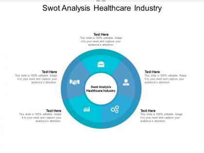 Swot analysis healthcare industry ppt powerpoint presentation gallery influencers cpb