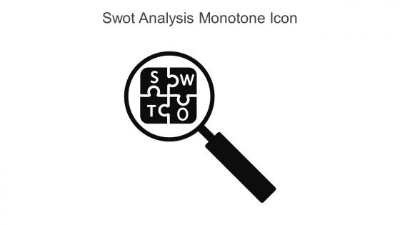 Swot Analysis Monotone Icon In Powerpoints Pptx Png And Editable Eps Format