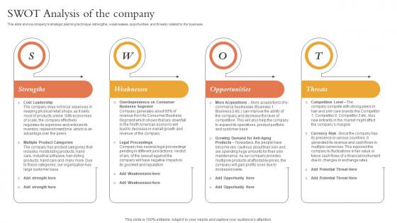 SWOT Analysis Of The Company Overview Of Startup Funding Sources