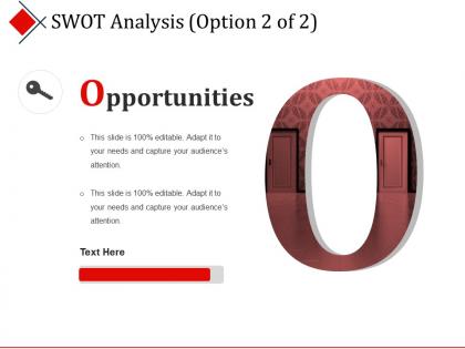 Swot analysis presentation layouts