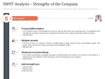Swot analysis strengths of the company earn customer loyalty towards ppt microsoft