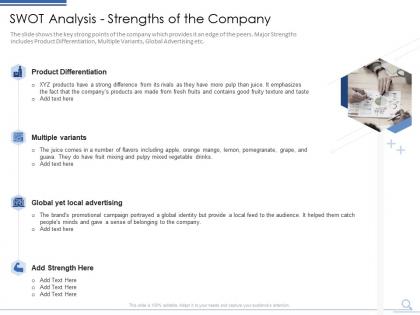 Swot analysis strengths of the company how entrepreneurs can build customer confidence