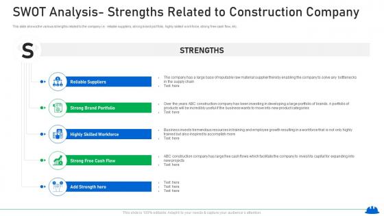 Swot analysis strengths related increasing in construction defect lawsuits