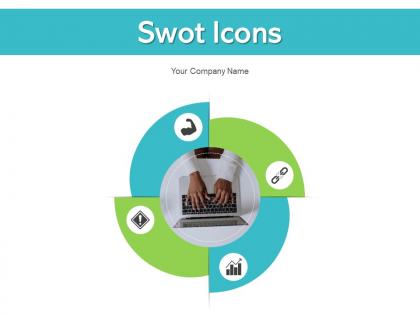 Swot icons opportunities strengths portfolio management