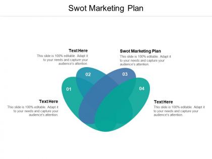 Swot marketing plan ppt powerpoint presentation gallery elements cpb