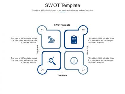 Swot template ppt powerpoint presentation infographic template structure cpb
