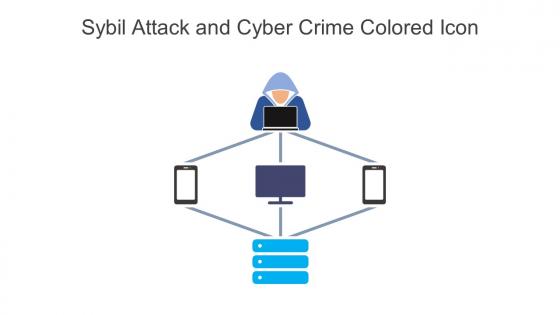 Sybil Attack And Cyber Crime Colored Icon In Powerpoint Pptx Png And Editable Eps Format