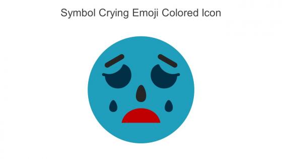 Symbol Crying Emoji Colored Icon In Powerpoint Pptx Png And Editable Eps Format