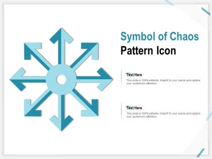 Symbol of chaos pattern icon