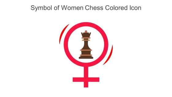 Symbol Of Women Chess Colored Icon In Powerpoint Pptx Png And Editable Eps Format