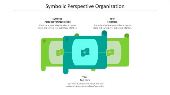 Symbolic perspective organization ppt powerpoint presentation model mockup cpb