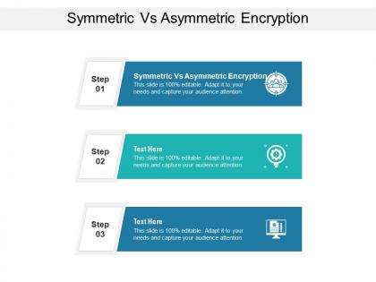 Symmetric vs asymmetric encryption ppt powerpoint presentation ideas shapes cpb