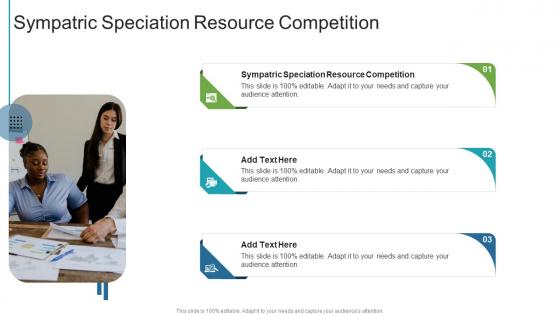 Sympatric Speciation Resource Competition In Powerpoint And Google Slides Cpb