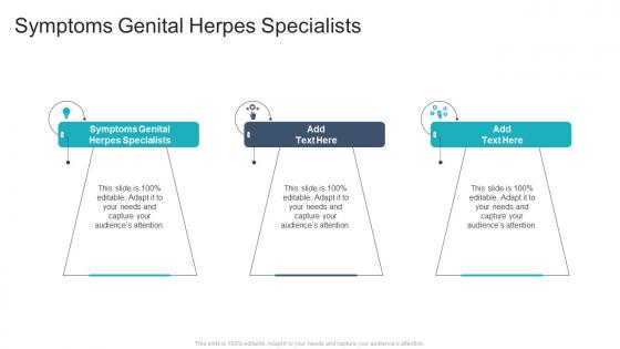 Symptoms Genital Herpes Specialists In Powerpoint And Google Slides Cpb