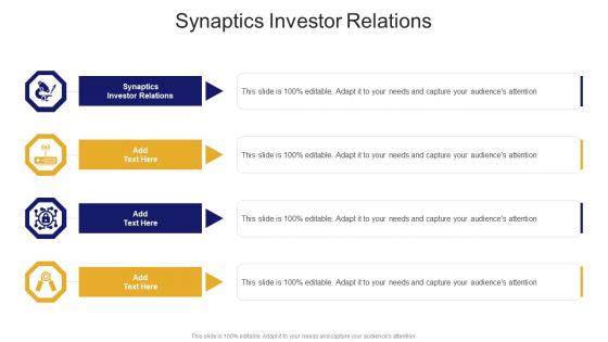 Synaptics Investor Relations In Powerpoint And Google Slides Cpb