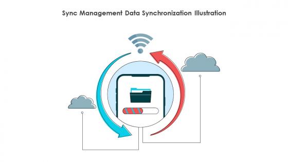 Sync Management Data Synchronization Illustration