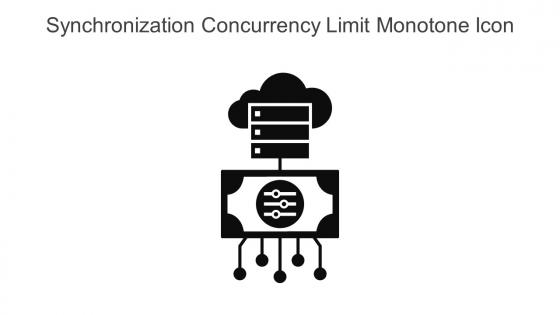 Synchronization Concurrency Limit Monotone Icon In Powerpoint Pptx Png And Editable Eps Format