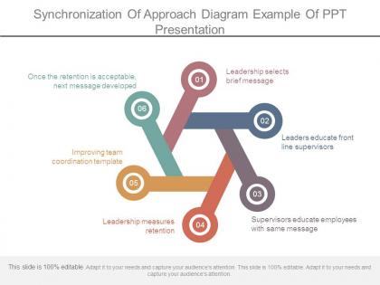 Synchronization of approach diagram example of ppt presentation