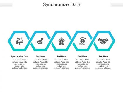 Synchronize data ppt powerpoint presentation outline graphics cpb