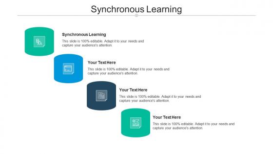 Synchronous learning ppt powerpoint presentation slides inspiration cpb